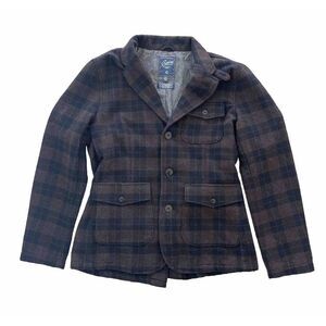 GRAYERS Men's Flannel‎ Blazer Jacket Wool Blend Size Medium